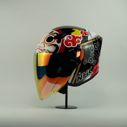 NHK Helmet S1GP S Miha #2 (Black Glossy)