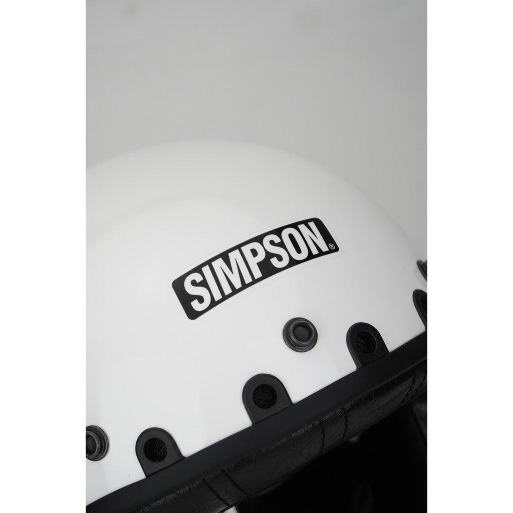 Simpson Helmet Chopper (GLOSS WHITE)