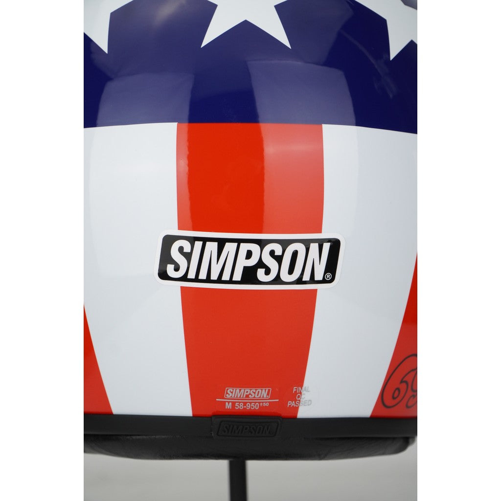 Simpson Helmet Chopper (EZ USA FLAG)