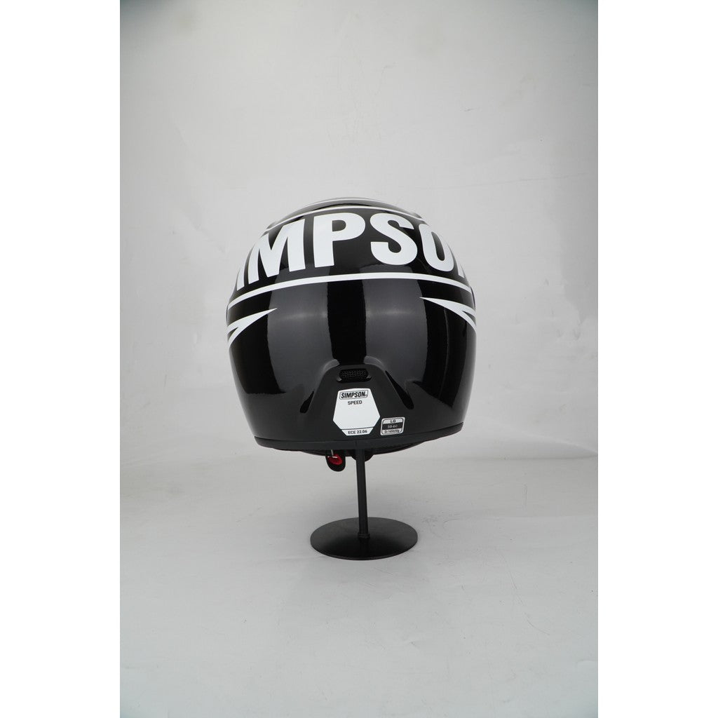 Simpson Helmet Speed Bandit (12 O'Clock Black)