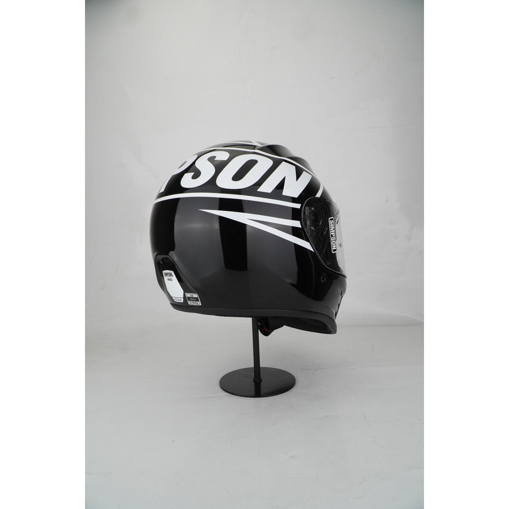 Simpson Helmet Speed Bandit (12 O'Clock Black)