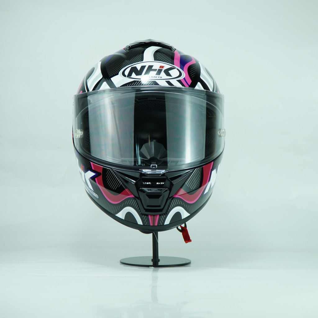 NHK Helmet K5R SV Nebula (Black/Pink Glossy)