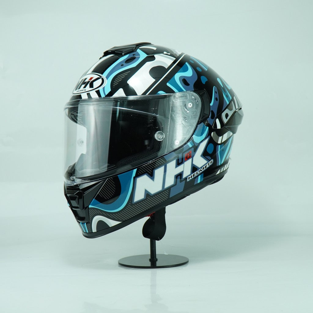 NHK Helmet K5R SV Nebula (Black/Blue Glossy)
