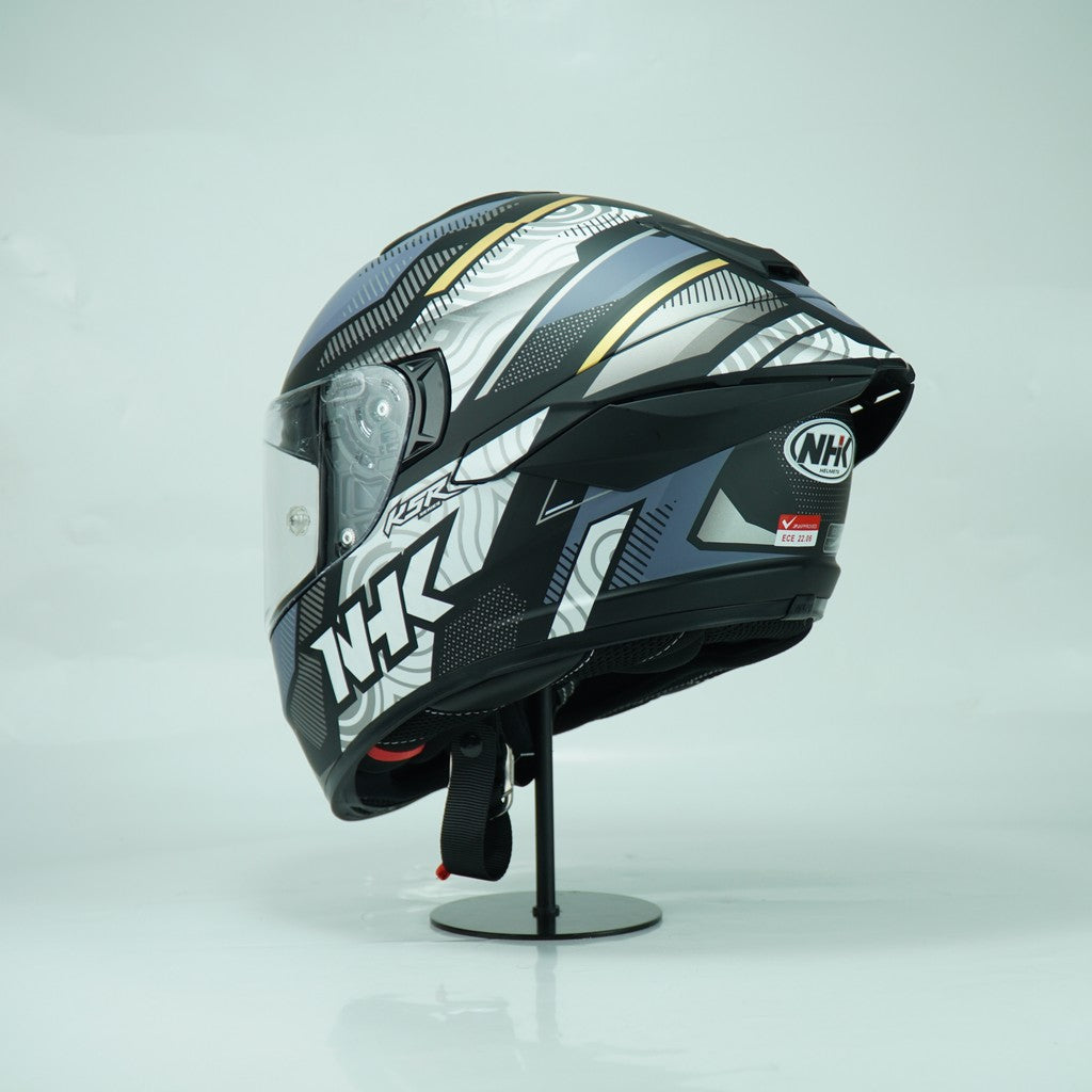 NHK Helmet K5R SV Speed Lite (Black/Gray Silver Matt)