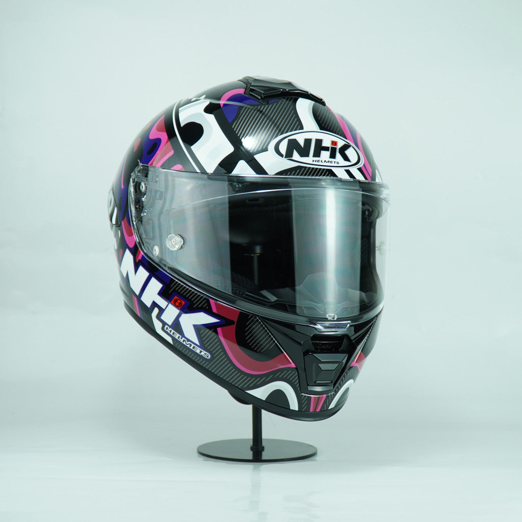 NHK Helmet K5R SV Nebula (Black/Pink Glossy)