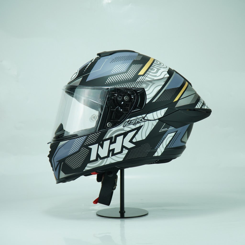 NHK Helmet K5R SV Speed Lite (Black/Gray Silver Matt)