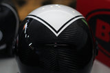 Bell Bullitt Carbon (Carbon Gloss Black/White Pierce) - Durian Bikers
