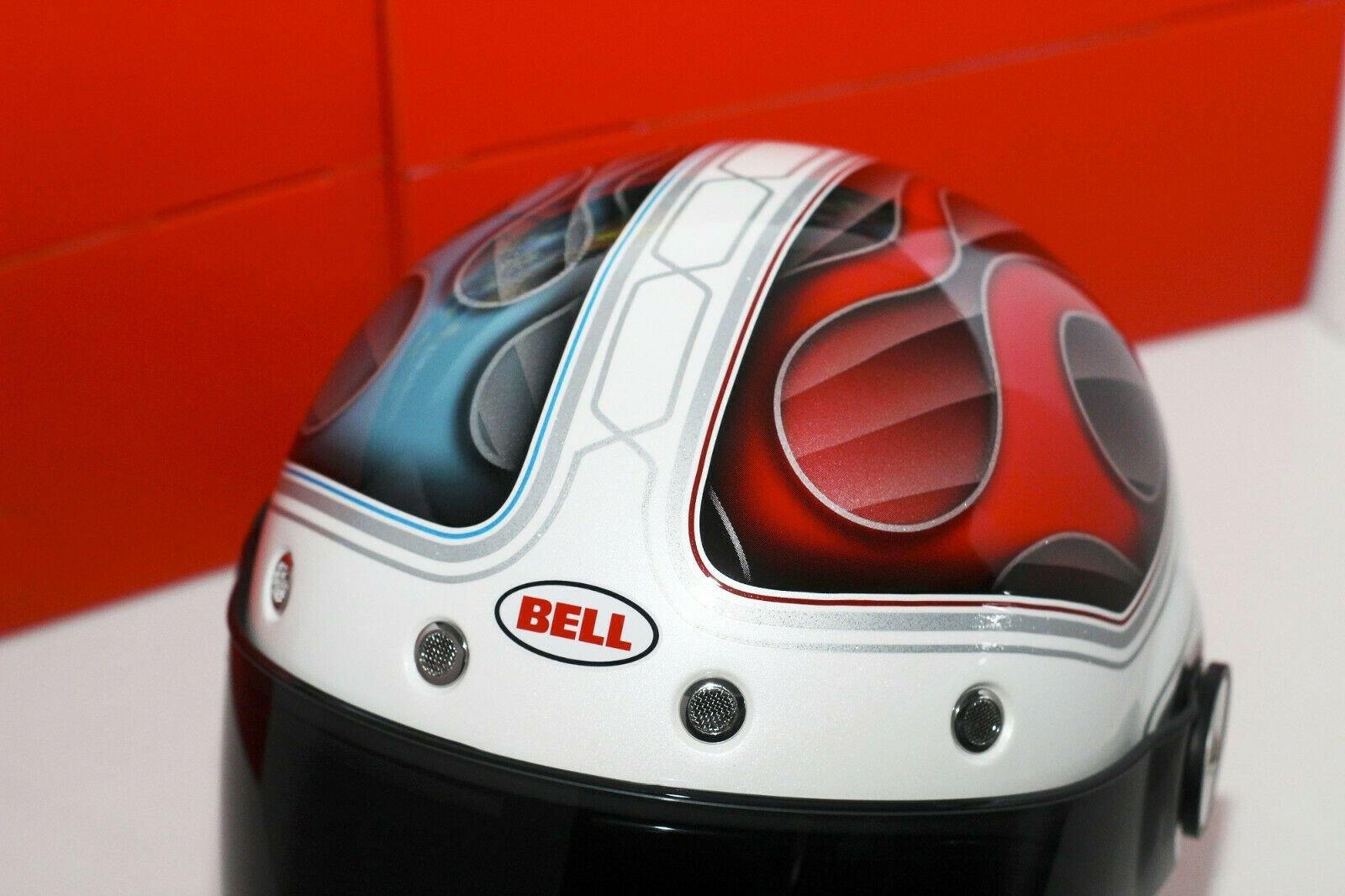 Bell Bullitt Special Edition (Barracuda White/Red/Blue) - Durian Bikers