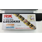 RK RX-Ring Chain GB530RX 120L Gold Rivet Type - Durian Bikers
