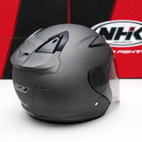 NHK Helmets R1 v2.0 Solid (Grey Doft Microlock) - Durian Bikers