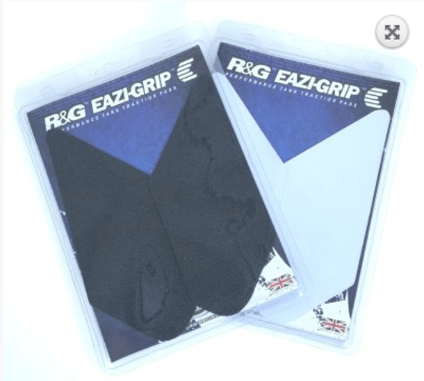 R&G Universal Tank Traction Grips (170mm x 75mm) (2Ppc) (Clear) - Durian Bikers