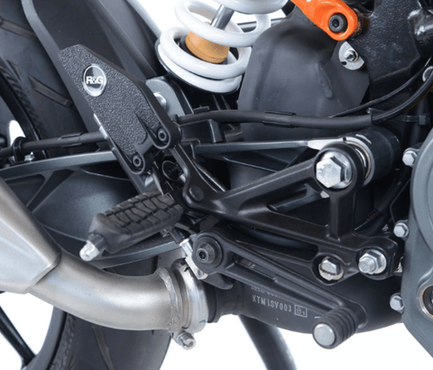 R&G Boot Guard Kit fits for KTM 125/200 Duke ('17-) models - Durian Bikers
