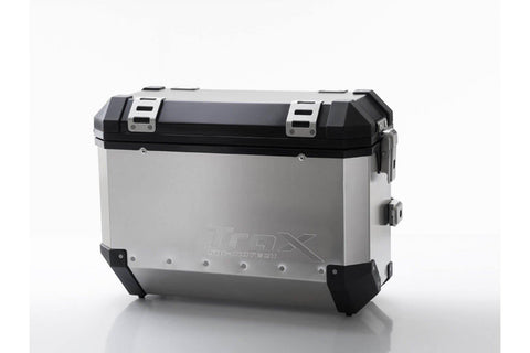 SW Motech TRAX EVO L Side Case (Aluminum / 45 L / Left / Silver) - Durian Bikers