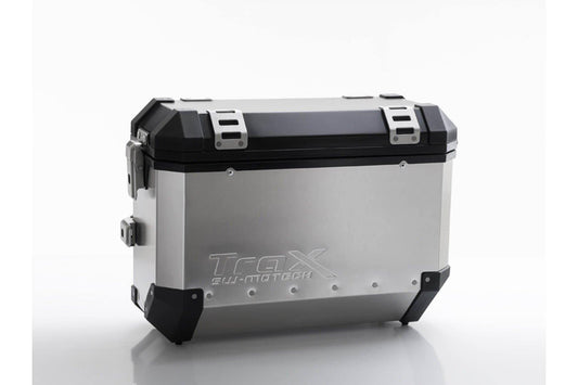 SW Motech TRAX EVO M Side Case (Aluminum / 37 L / Right / Silver) - Durian Bikers