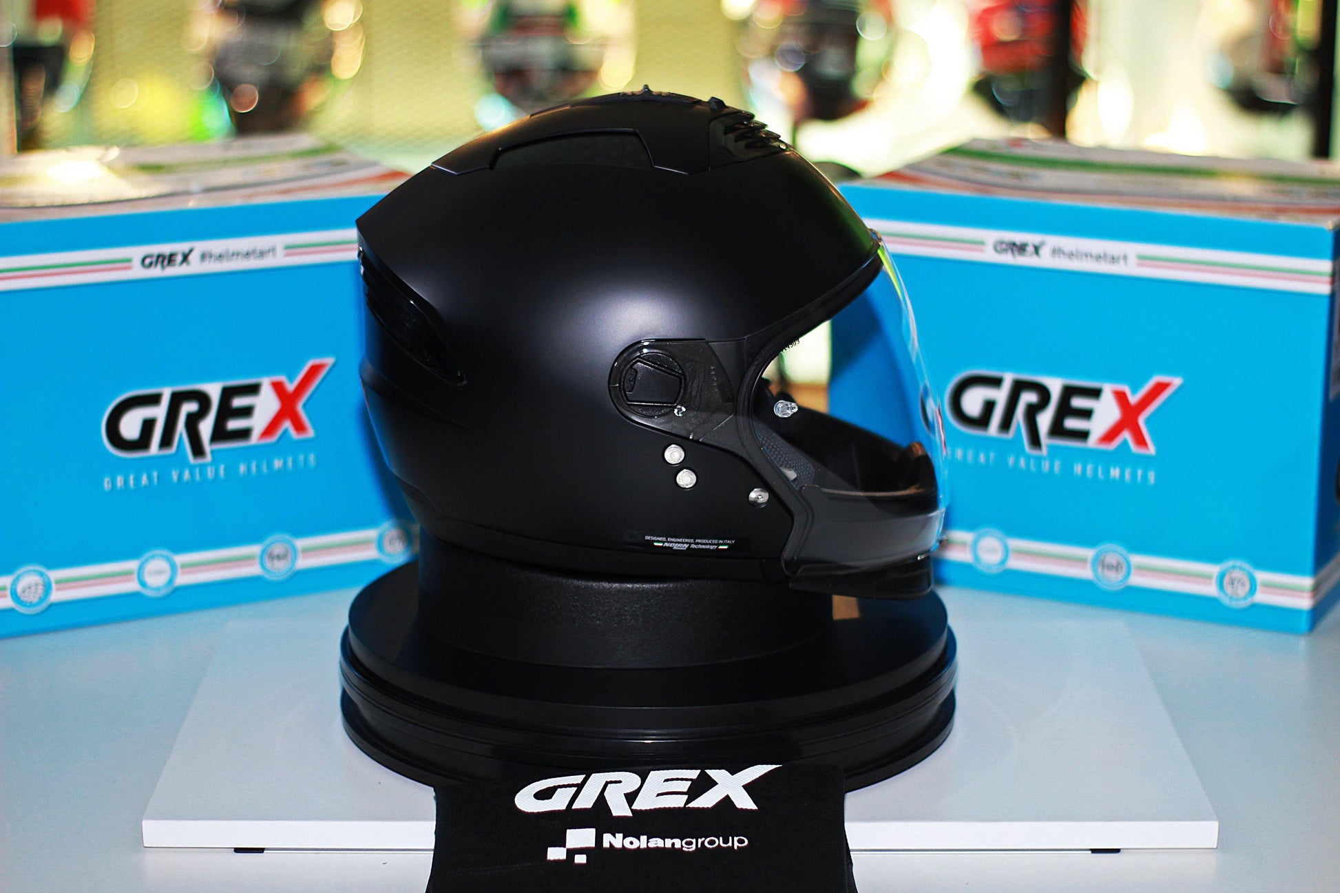 Grex G4.2 Pro Kinetic N-Com (2 Flat Black) - Durian Bikers