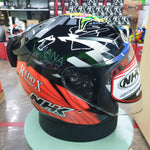 NHK Helmets R1 v2.0 Jakub #2 (Brno) (Black/Orange Glossy) - Durian Bikers