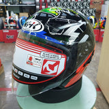 NHK Helmets R1 v2.0 Jakub #2 (Brno) (Black/Orange Glossy) - Durian Bikers