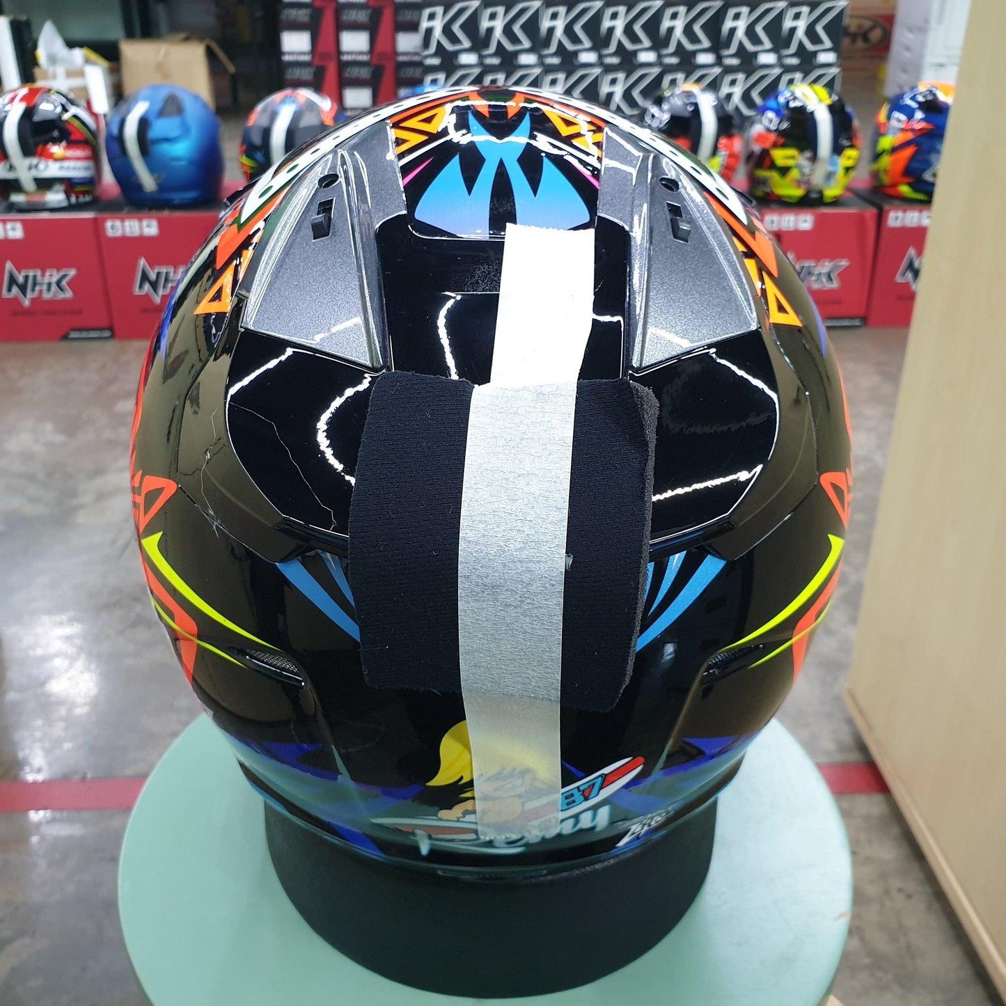 NHK Helmets R1 v2.0 Remi #2 (Dark Blue RM Glossy) - Durian Bikers