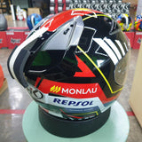 NHK Helmets R1 v2.0 Repsol (Black/Red Glossy) - Durian Bikers