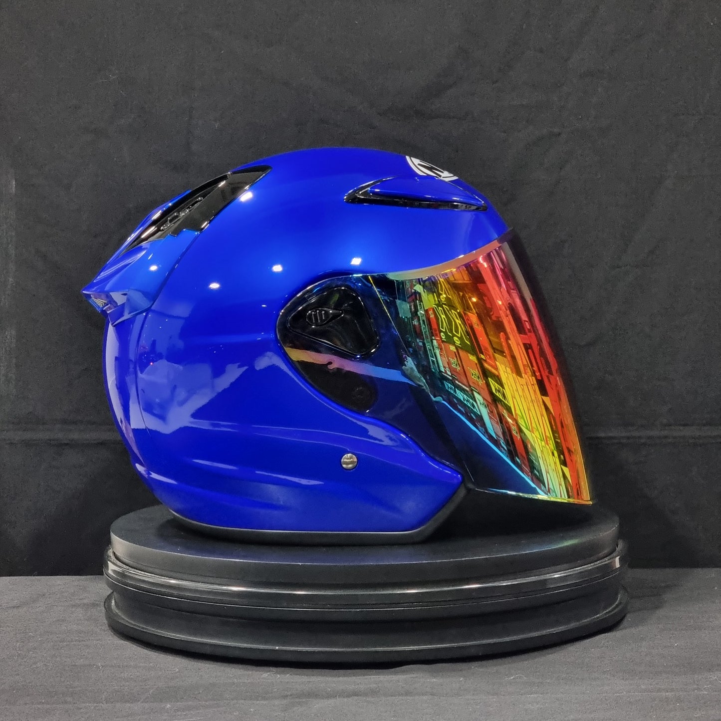NHK Helmet R6 v2 Solid (Candy Blue Glossy)