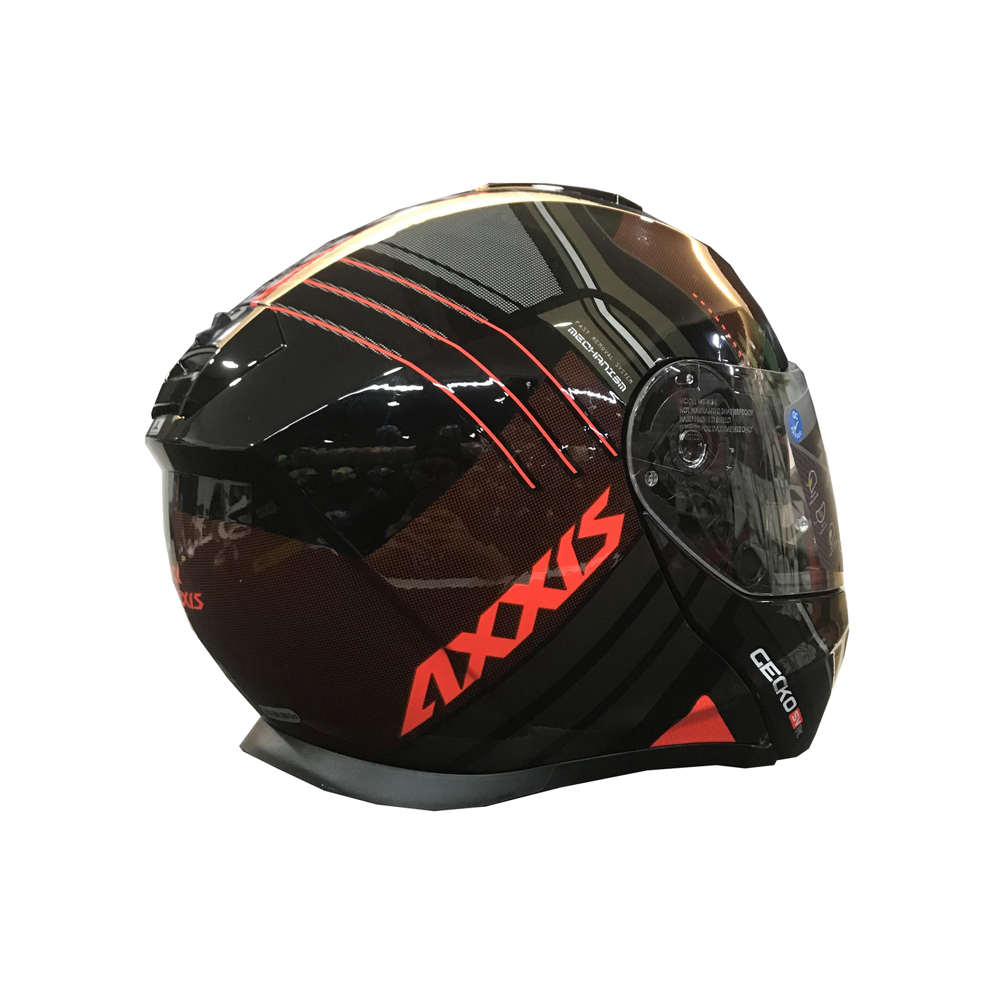 Axxis Helmet Gecko Epic (B5 Gloss Fluor Red)