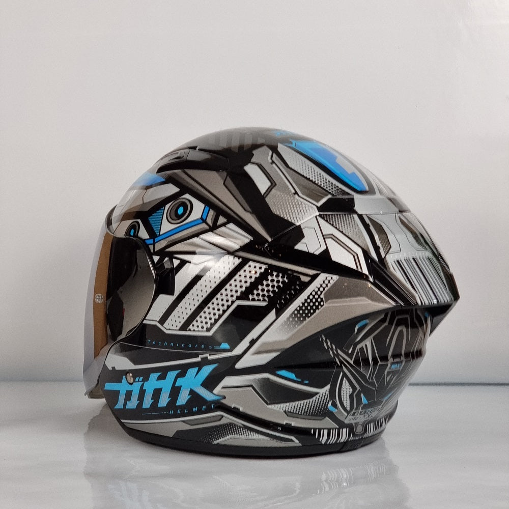 NHK Helmet S1GP Technicore (Black/Blue Glossy)