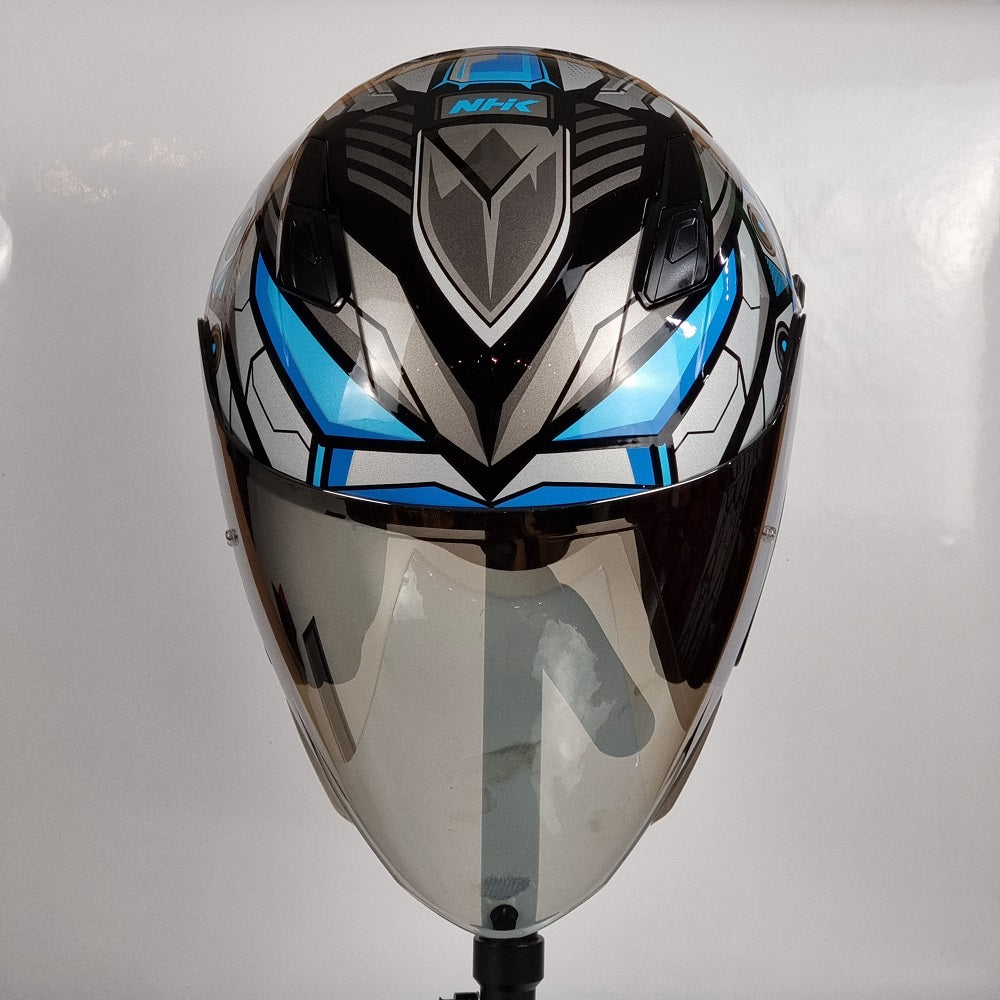 NHK Helmet S1GP Technicore (Black/Blue Glossy)