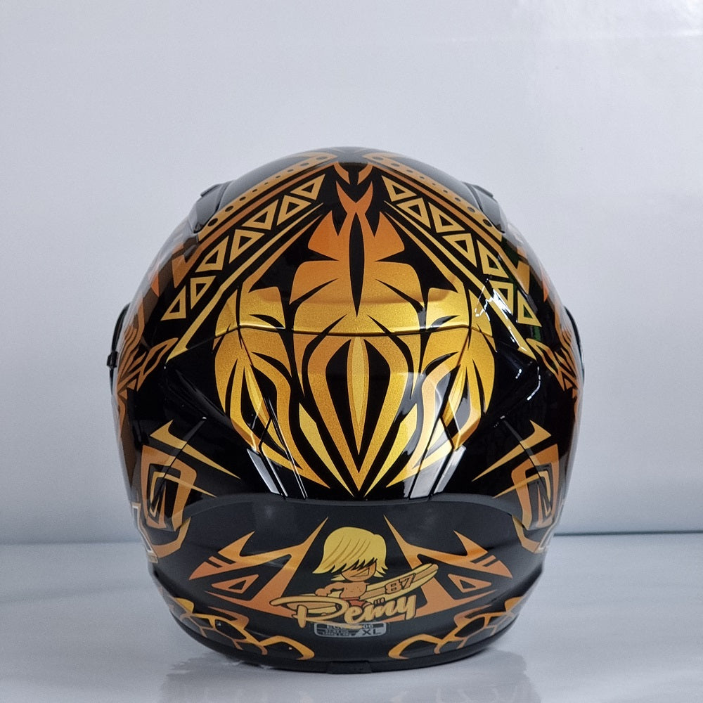 NHK Helmet S1GP Remi Gardner #2 (Black/Gold Glossy)