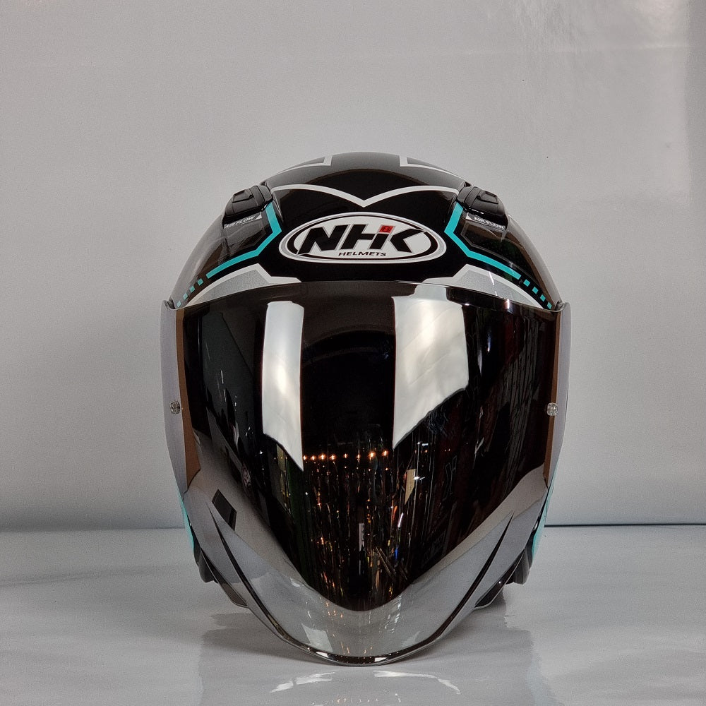 NHK Helmet S1GP Revenge Speed (Black/Tosca Glossy)