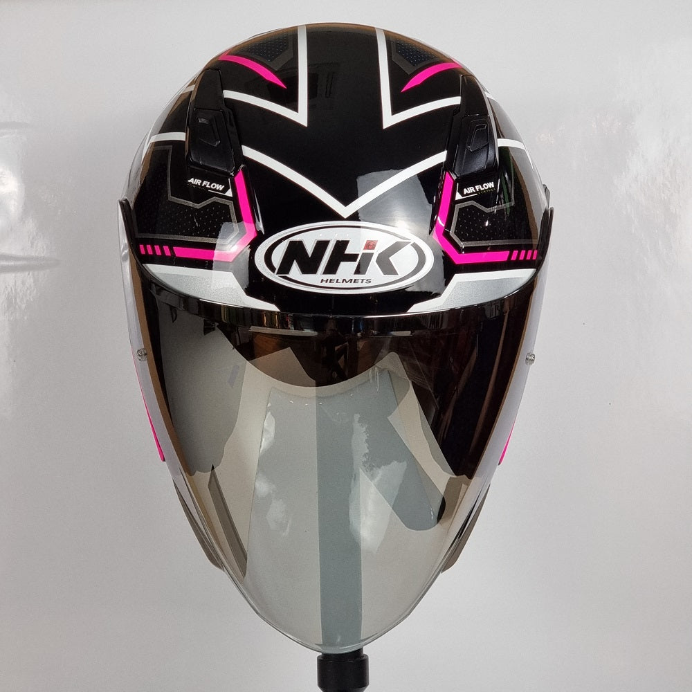 NHK Helmet S1GP Revenge Speed (Black/Pink Glossy)