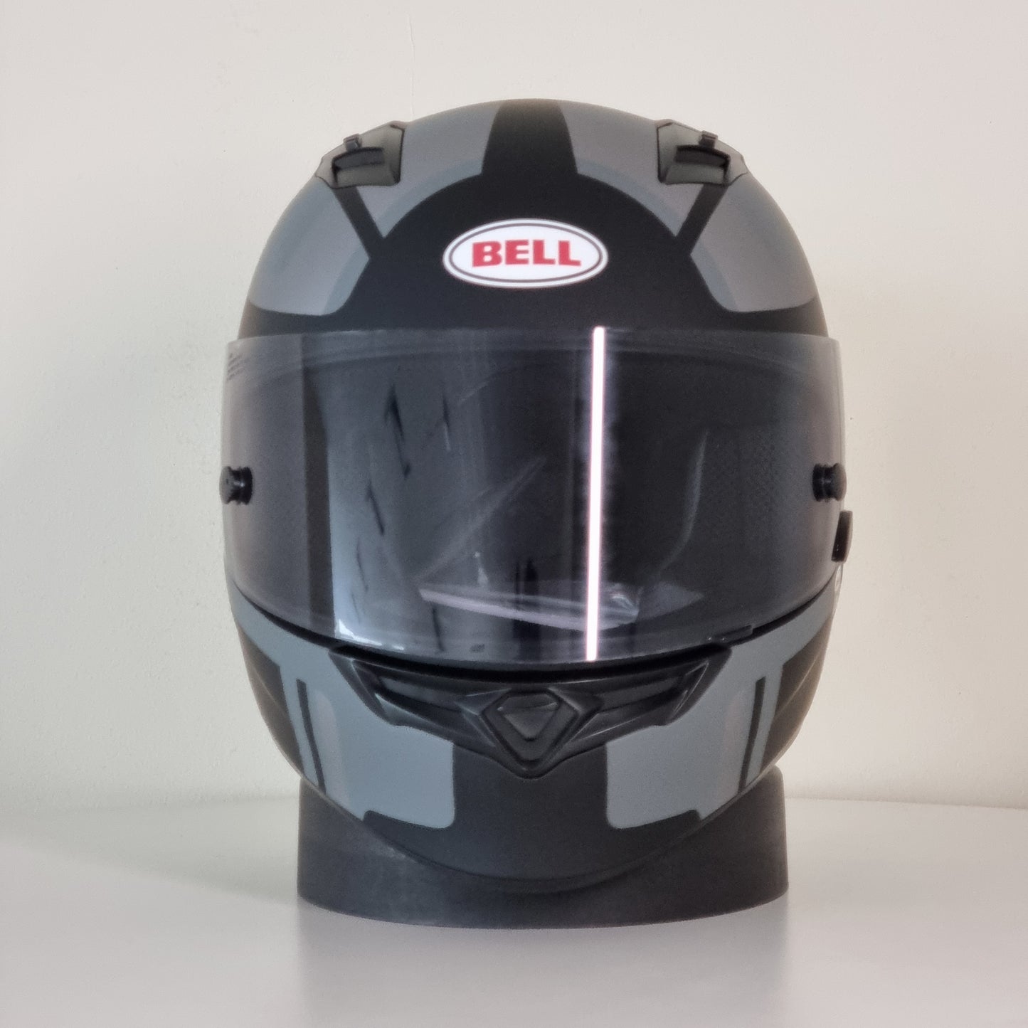 Bell Helmet Qualifier (Torque Matte Black/Grey)