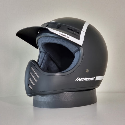 Bell Helmet Moto-3 (Fasthouse Old Road Matte Gloss Black/White)