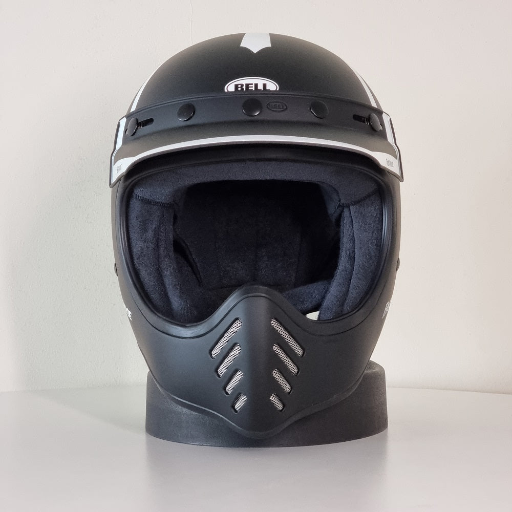 Bell Helmet Moto-3 (Fasthouse Old Road Matte Gloss Black/White)