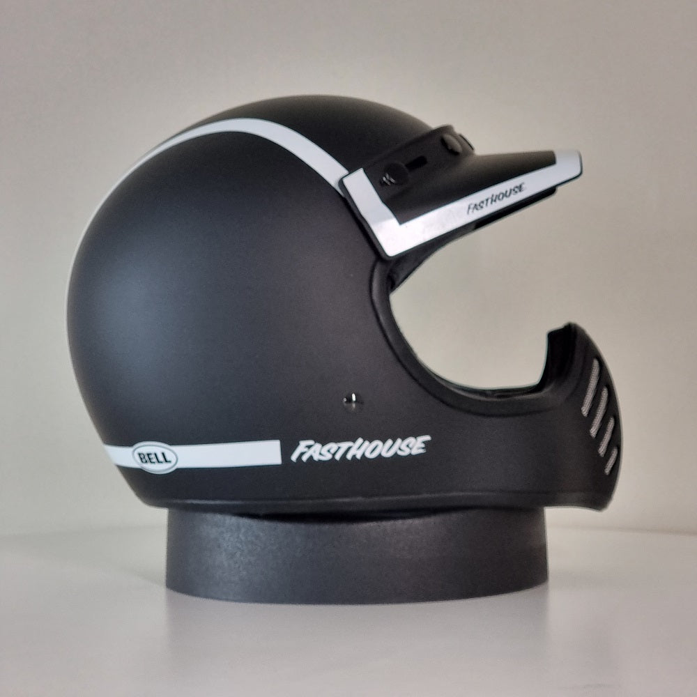 Bell Helmet Moto-3 (Fasthouse Old Road Matte Gloss Black/White)