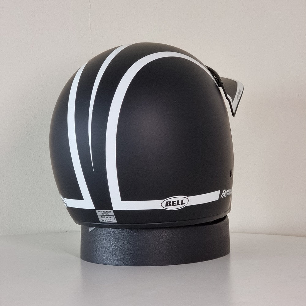 Bell Helmet Moto-3 (Fasthouse Old Road Matte Gloss Black/White)