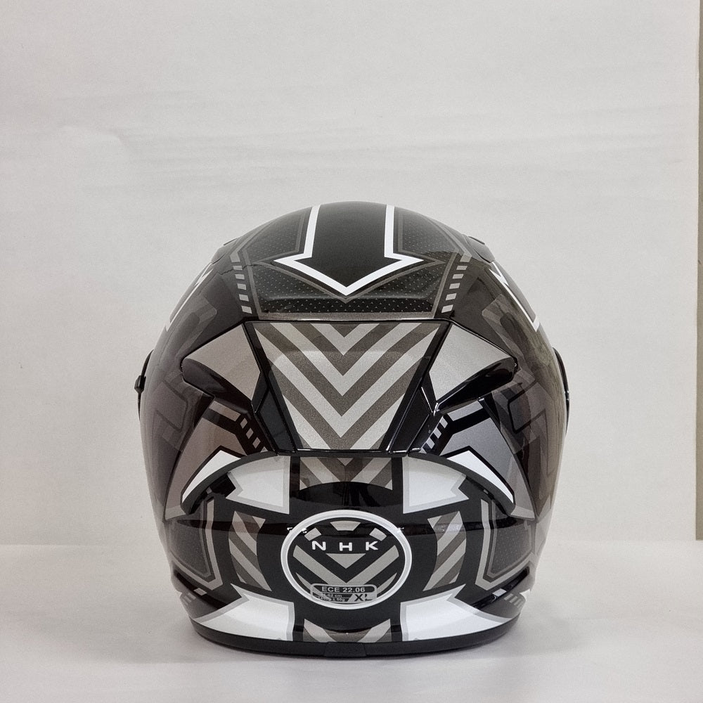 NHK Helmet S1GP Revenge Speed (Black/Silver Glossy)