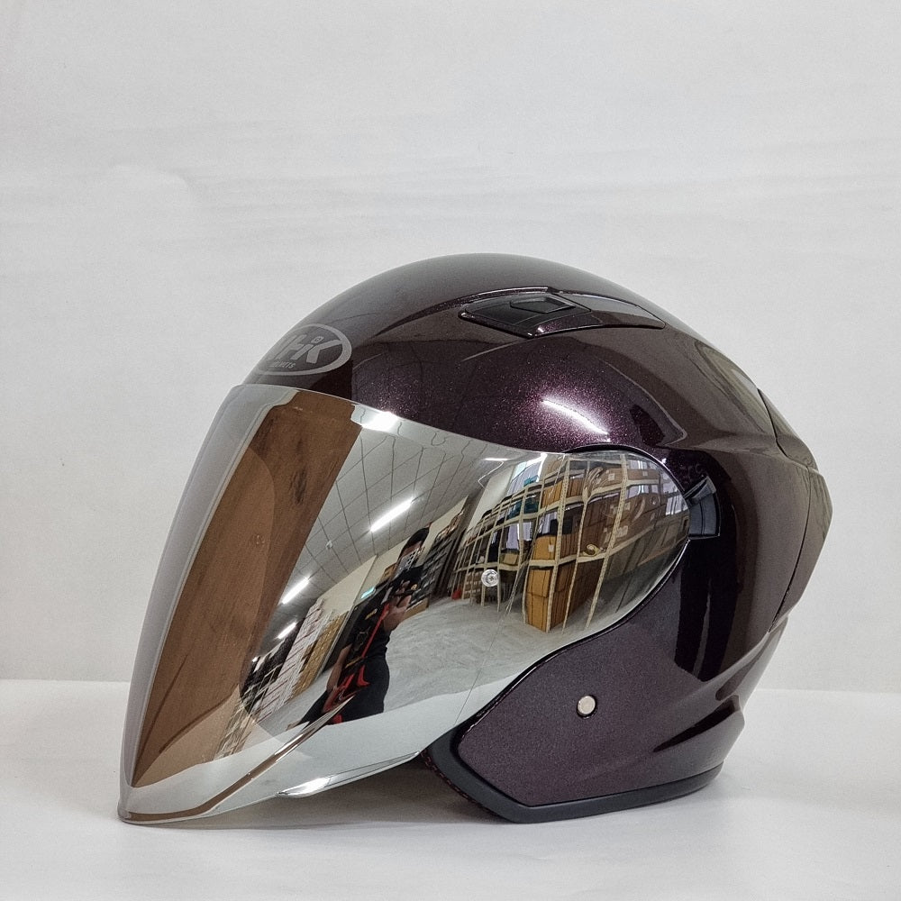 NHK Helmet S1GP Solid (Laser Red Glossy)