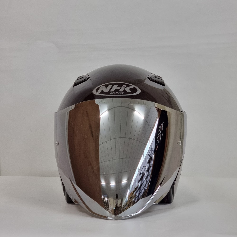 NHK Helmet S1GP Solid (Laser Red Glossy)