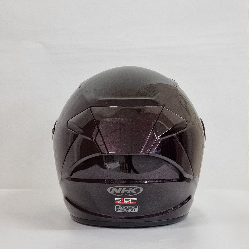 NHK Helmet S1GP Solid (Laser Red Glossy)