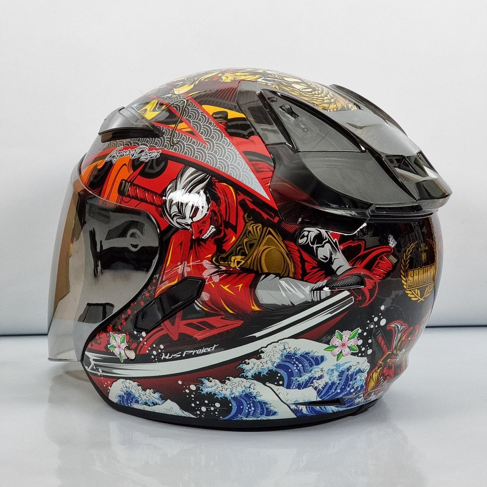 NHK Helmet R1 v2 Samurai (Black Glossy)