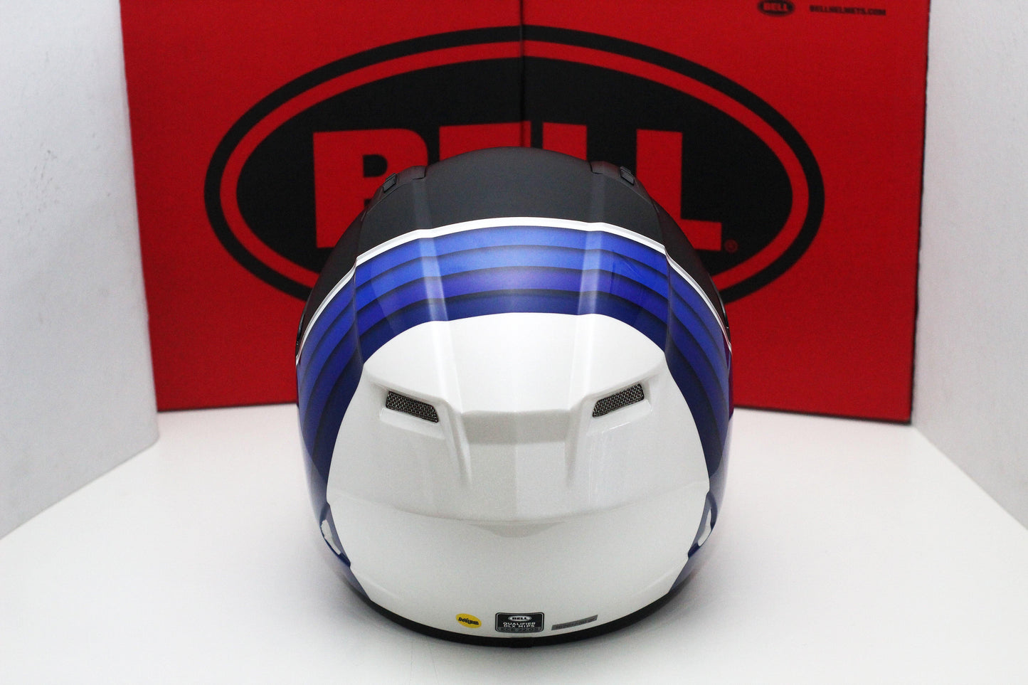Bell Qualifier DLX MIPS (Illusion Matte/Gloss Black/Blue/White) - Durian Bikers