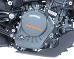 R&G Engine Case Slider fits for KTM Duke 125 ('17-) & Svartpilen/Vitpilen 125 ('21-) models (RHS) - Durian Bikers