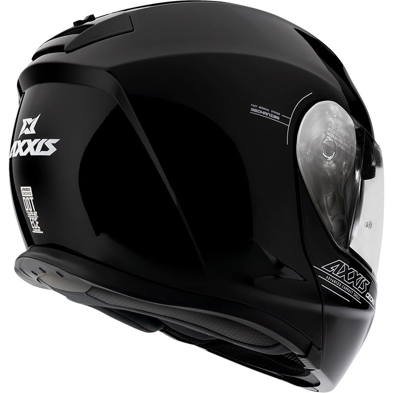 Axxis Helmet Gecko Solid (A1 Black)