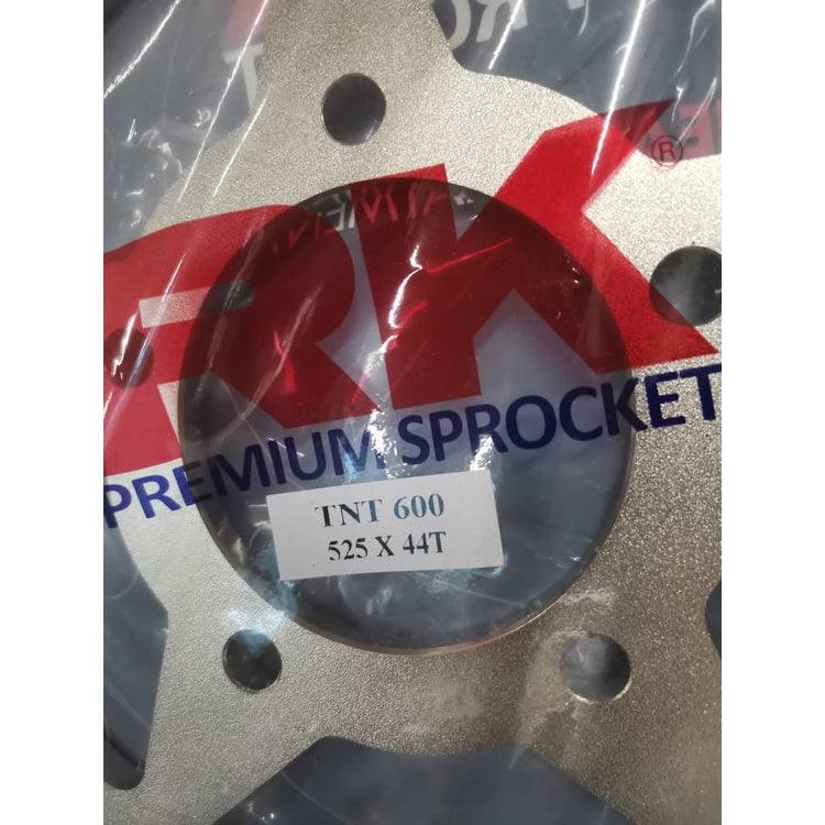 RK Premium Sprocket for Benelli TRK 502 / TNT 300 / TNT 600 / Leoncino 500 (525 x 44T / 46T) - Durian Bikers