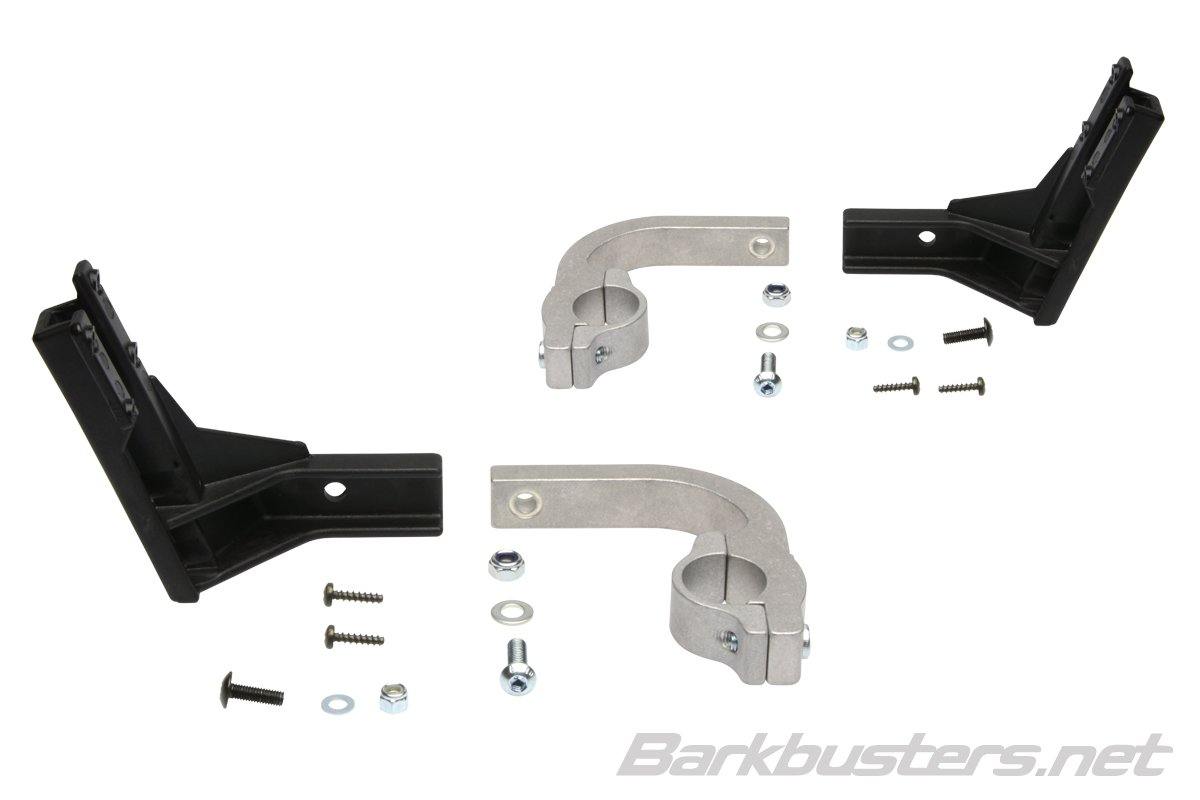 Barkbusters Universal Hardware Kit Single Point Clamp Mount (25.4mm) - Durian Bikers