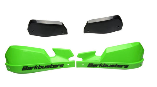 Barkbusters VPS Plastic Hand Guards with Wind Deflector set (Green) - Durian Bikers