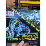 RK Chain & Sprocket Kit for Honda RS150R (15T, 42T) 428HSB x 120L - Durian Bikers