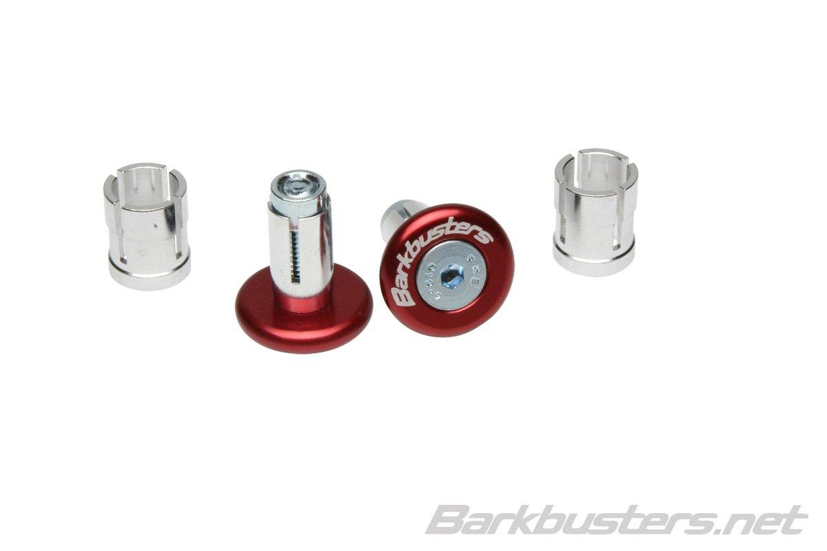 Barkbusters Accessory Bar End Plug Protectors (Red)