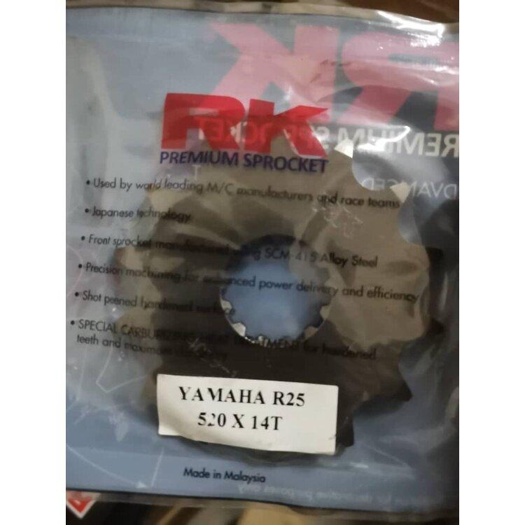 RK Premium Front Sprocket for Yamaha R25 (520 x 14T) - Durian Bikers