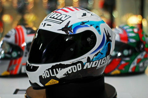 X-Lite X-803 Gemini Replica (23 Melandri USA Metal White) - Durian Bikers